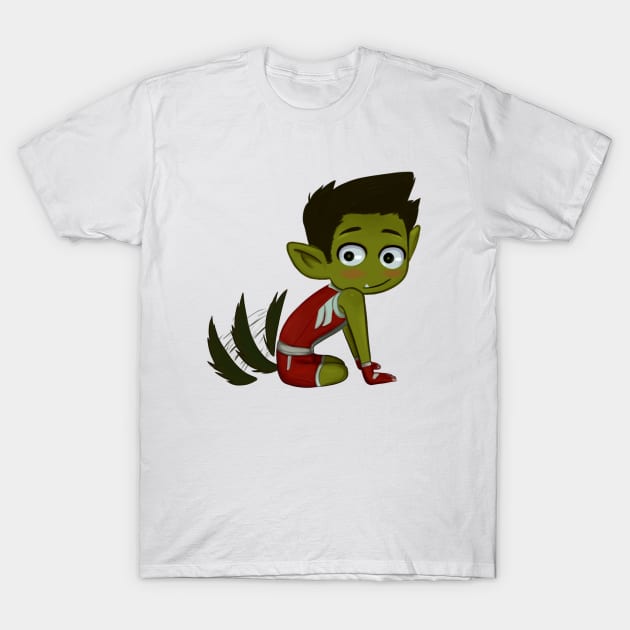 Chibi Beast Boy T-Shirt by ColonelBaconBits